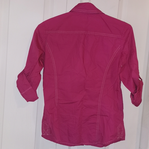 3/60$🧥 Tommy Hilfiger Pink button down shirt S - Picture 9 of 9